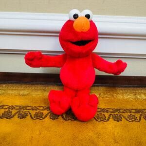 Elmo Sesame Street Red GUND Plush Beanbag Plushie Beanie Baby Stuffed Toy 6.5"